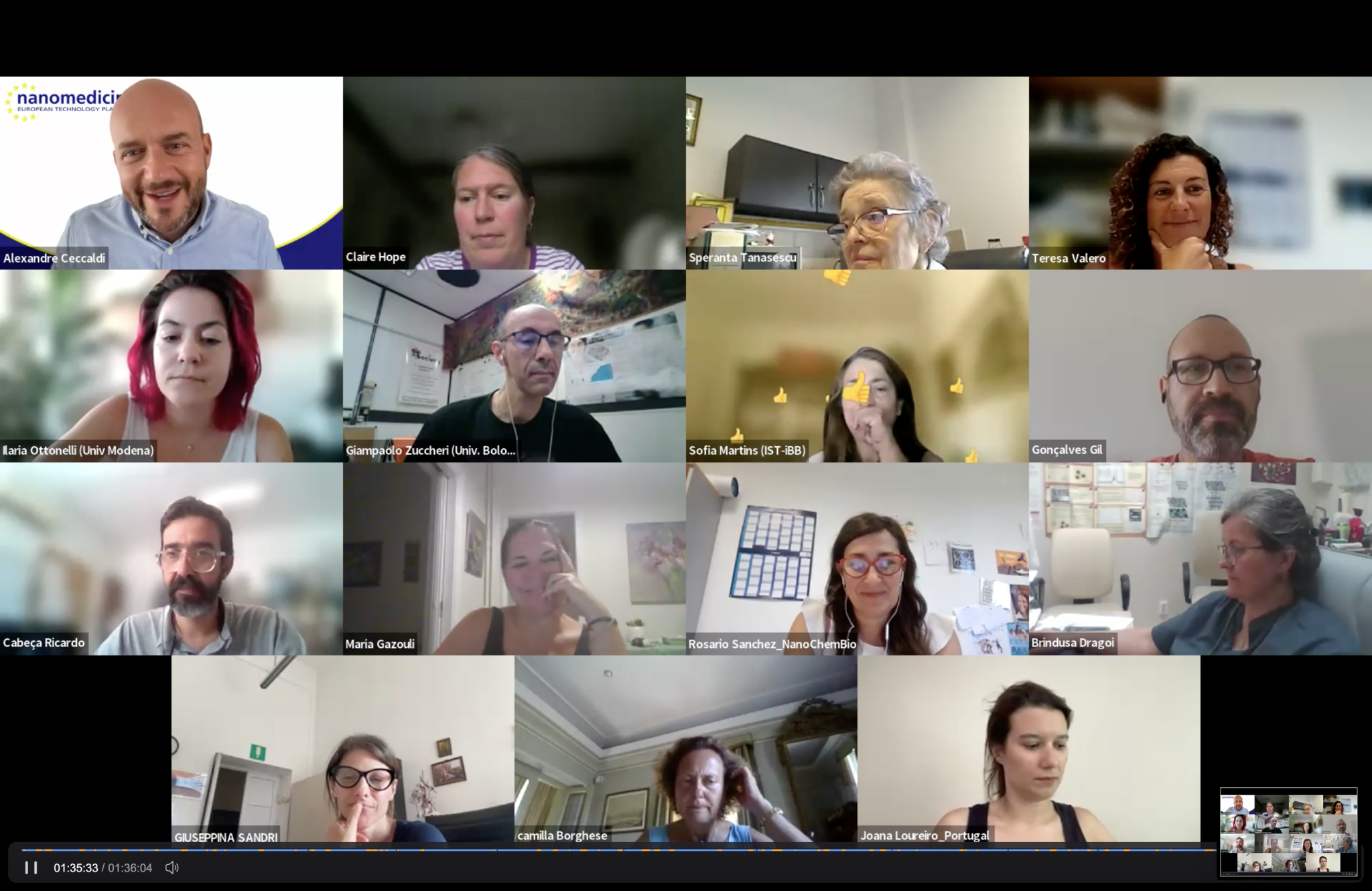 Snapshot of the 2025 ETPN flash‑brokerage participants in the meeting