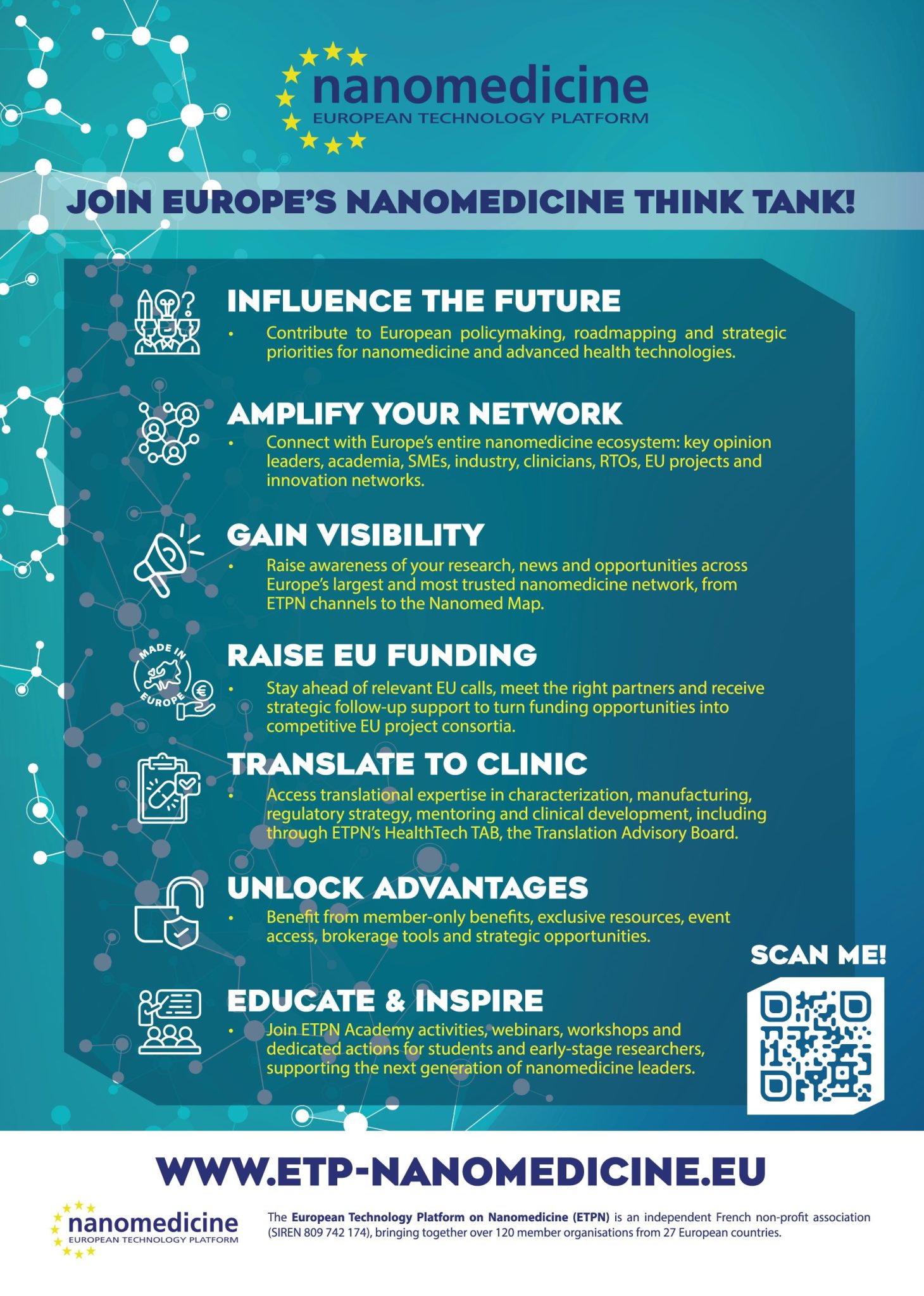 ETPN CRS 2026 flyer summarising membership benefits